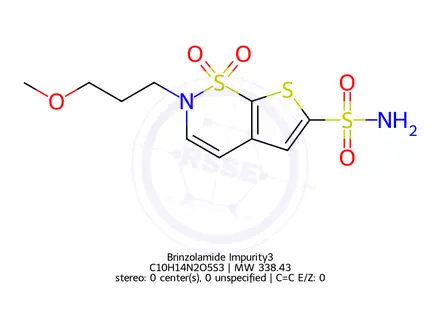 Chemical structure of Brinzolamide Impurity3