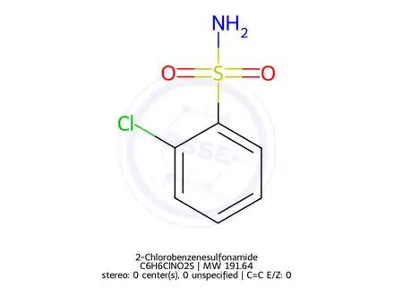 Chemical structure of 2-Chlorobenzenesulfonamide