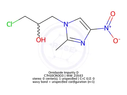 Chemical structure of Ornidazole Isomer Impurity