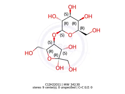 Chemical structure of Lactulose