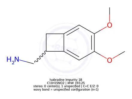 Chemical structure of Ivabradine Impurity 18