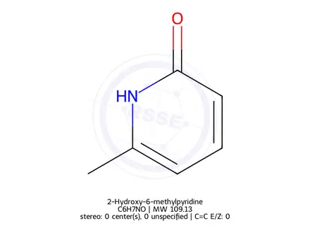 Chemical structure of 2-Hydroxy-6-methylpyridine