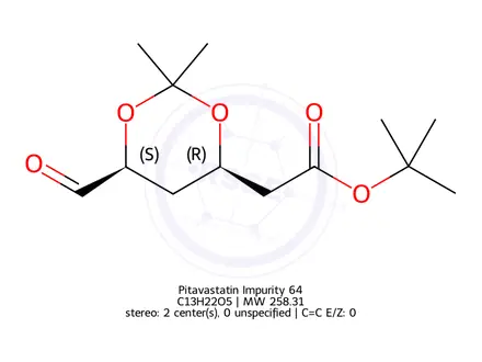 Chemical structure of Pitavastatin Impurity 64