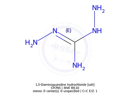 Chemical structure of 1,3-Diaminoguanidine hydrochloride