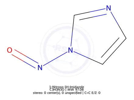 Chemical structure of 1-Nitroso-1H-Imidazole