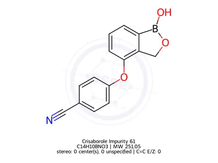 Chemical structure of Crisaborole Impurity 61