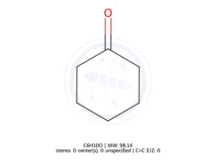 Chemical structure of Cyclohexanone