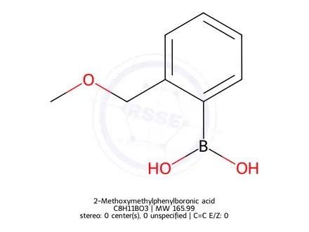 Chemical structure of 2-Methoxymethylphenylboronic acid