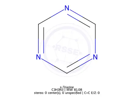 Chemical structure of s-Triazine