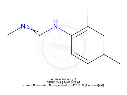 Chemical structure of Amitraz Impurity 3