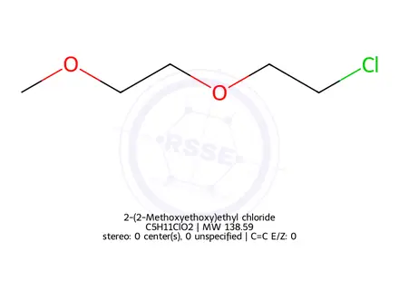Chemical structure of 2-(2-Methoxyethoxy)ethyl chloride