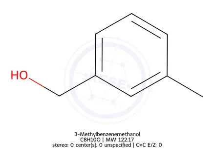 Chemical structure of 3-Methylbenzenemethanol