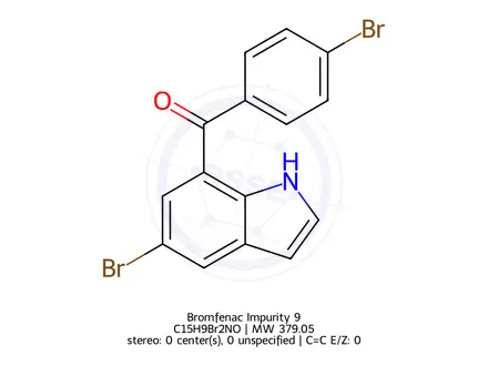 Chemical structure of Bromfenac Impurity 9