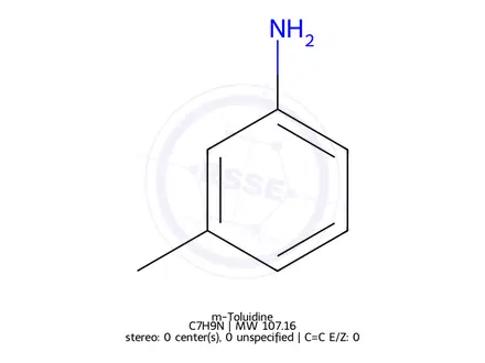 Chemical structure of m-Toluidine