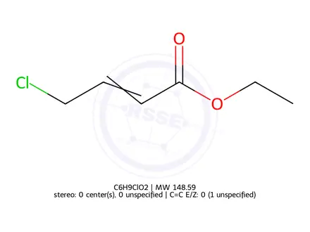 Chemical structure of 4-chloro-2-Butenoic acid ethyl ester