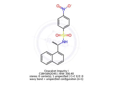 Chemical structure of Cinacalcet Impurity I