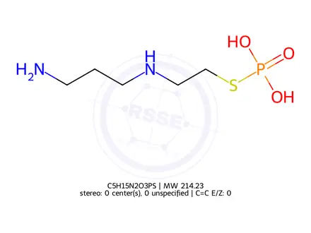 Chemical structure of Amifostine