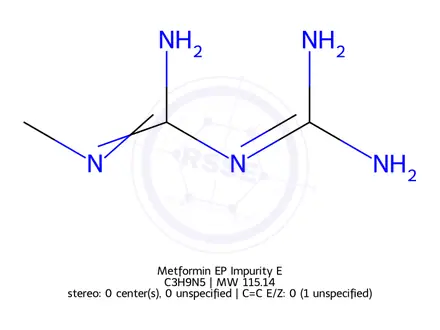 Chemical structure of Metformin USP Impurity B