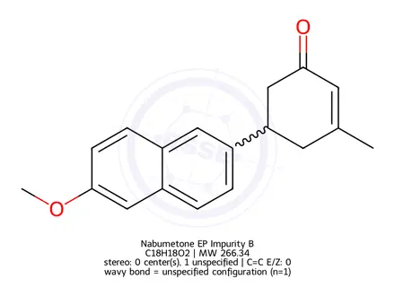 Chemical structure of Nabumetone EP Impurity B