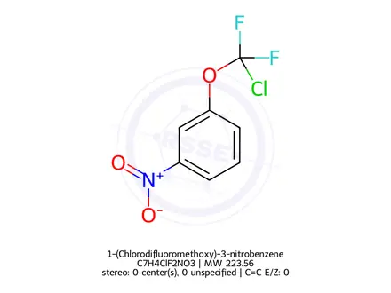 Chemical structure of 1-(Chlorodifluoromethoxy)-3-nitrobenzene