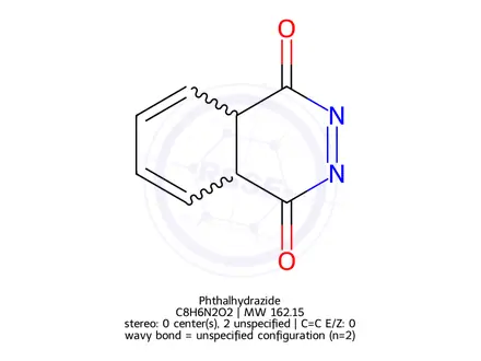 Chemical structure of Phthalhydrazide