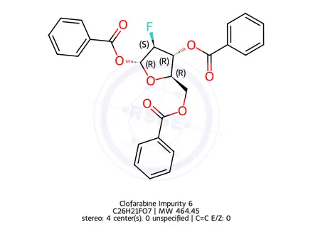 Chemical structure of Clofarabine Impurity 6