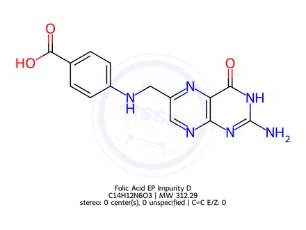 Chemical structure of Folic Acid EP Impurity D