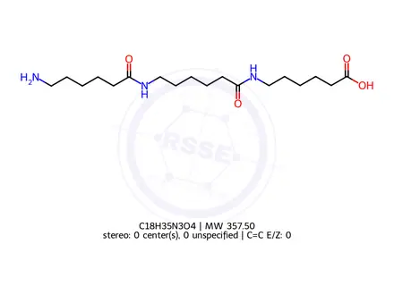 Chemical structure of Aminocaproic Acid Impurity 1