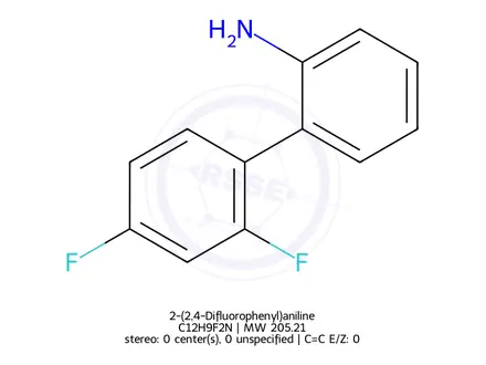 Chemical structure of 2-(2,4-Difluorophenyl)aniline