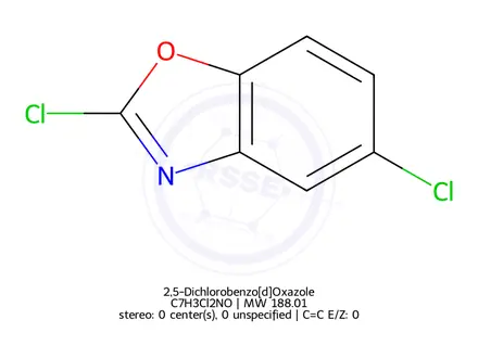 Chemical structure of 2,5-Dichlorobenzo[d]Oxazole