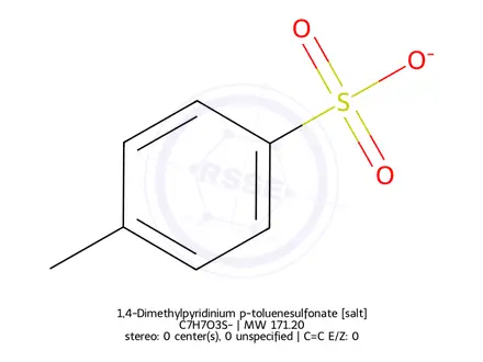 Chemical structure of 1-Ethyl-3-methylimidazolium tosylate