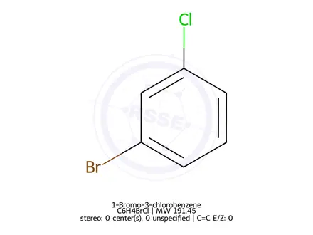 Chemical structure of 1-Bromo-3-chlorobenzene