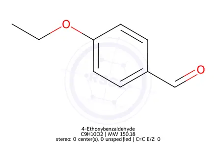 Chemical structure of 4-Ethoxybenzaldehyde