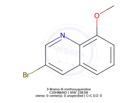 Chemical structure of 3-Bromo-8-methoxyquinoline