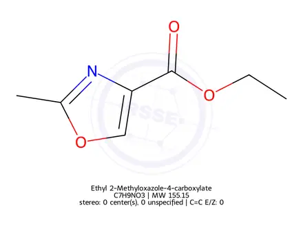 Chemical structure of Ethyl 2-Methyloxazole-4-carboxylate