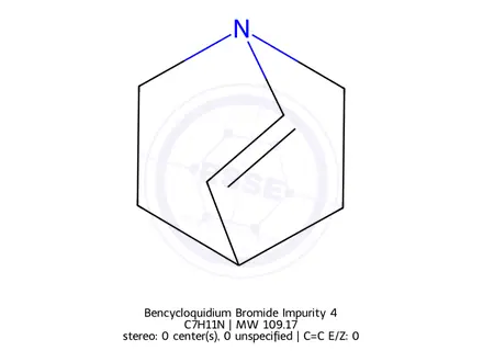Chemical structure of Bencycloquidium Bromide Impurity 4