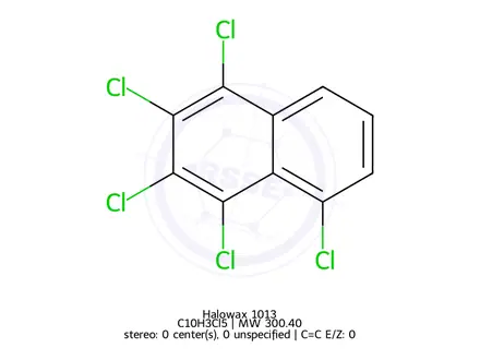 Chemical structure of Halowax 1013