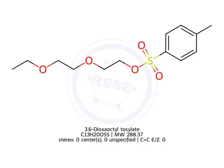 Chemical structure of 3,6-Dioxaoctyl tosylate