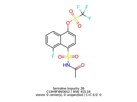 Chemical structure of Sertraline Impurity 28