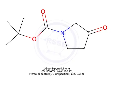 Chemical structure of 1-Boc-3-pyrrolidinone