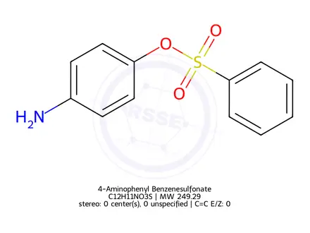 Chemical structure of 4-Aminophenyl Benzenesulfonate