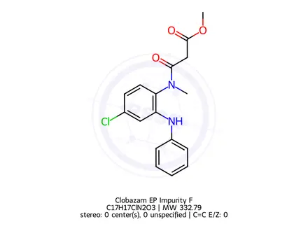 Chemical structure of Clobazam EP Impurity F