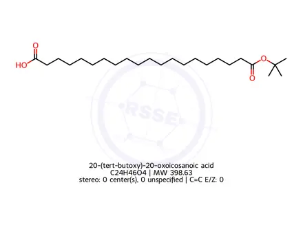 Chemical structure of 20-(tert-Butoxy)-20-oxoicosanoic acid