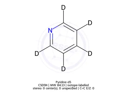 Chemical structure of Pyridine-d5