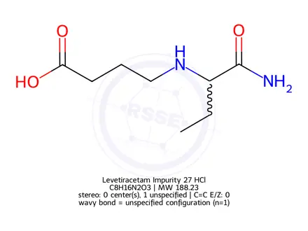 Chemical structure of Levetiracetam Impurity 17