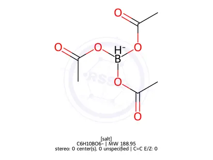 Chemical structure of Sodium Triacetoxyborohydride