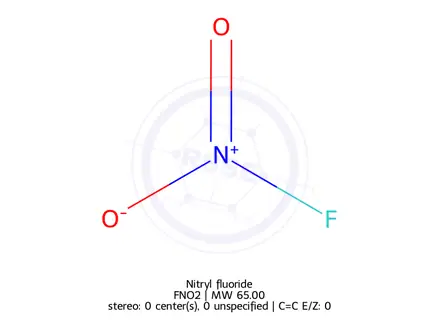 Chemical structure of Nitryl fluoride