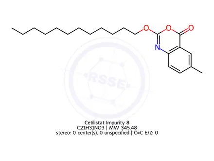 Chemical structure of Cetilistat Impurity 8