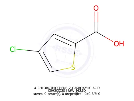 Chemical structure of 4-CHLOROTHIOPHENE-2-CARBOXYLIC ACID