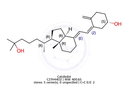Chemical structure of Calcifediol